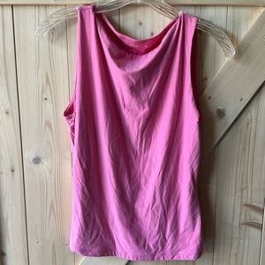 Abercrombie & Fitch Pink Soft Matte Seamless Slash Top Size Medium in Light Pink